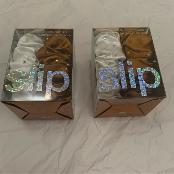 slip Accessories - 2 x Slip pure silk scrunchies